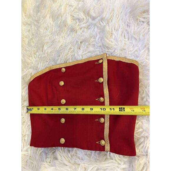 Ralph Lauren Purple Label Vintage Bustier Strapless Corset Top Runway 1990 Gold - Picture 13 of 16